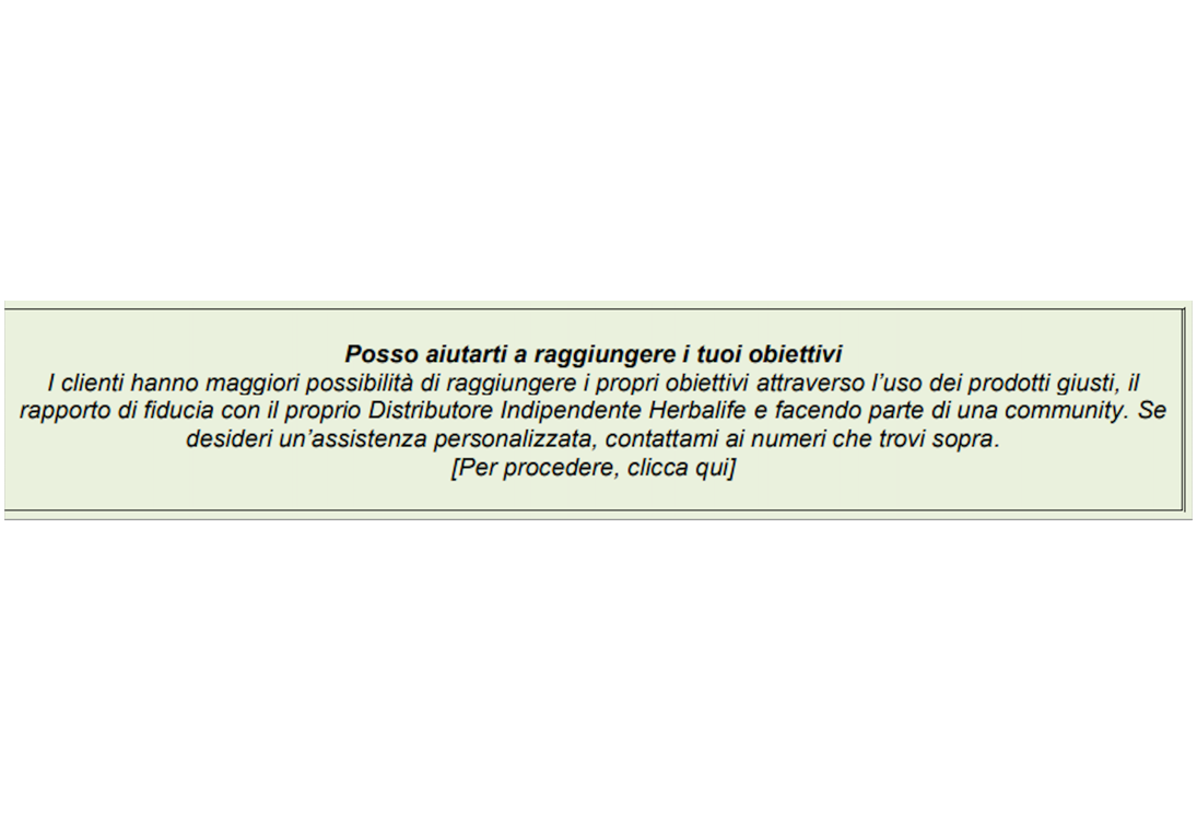 Posso aiutarti a raggiungere i tuoi obiettivi